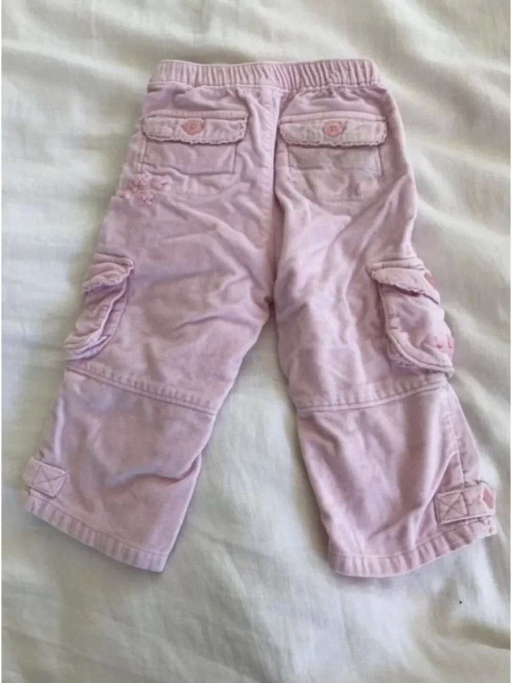Baby Gap Pale Pink Velvet Pants